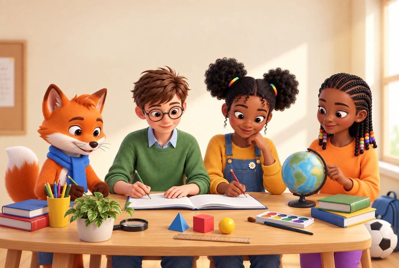 Couverture de Les quatre coins de la classe
