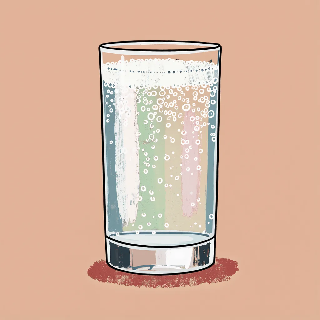 sparkling water