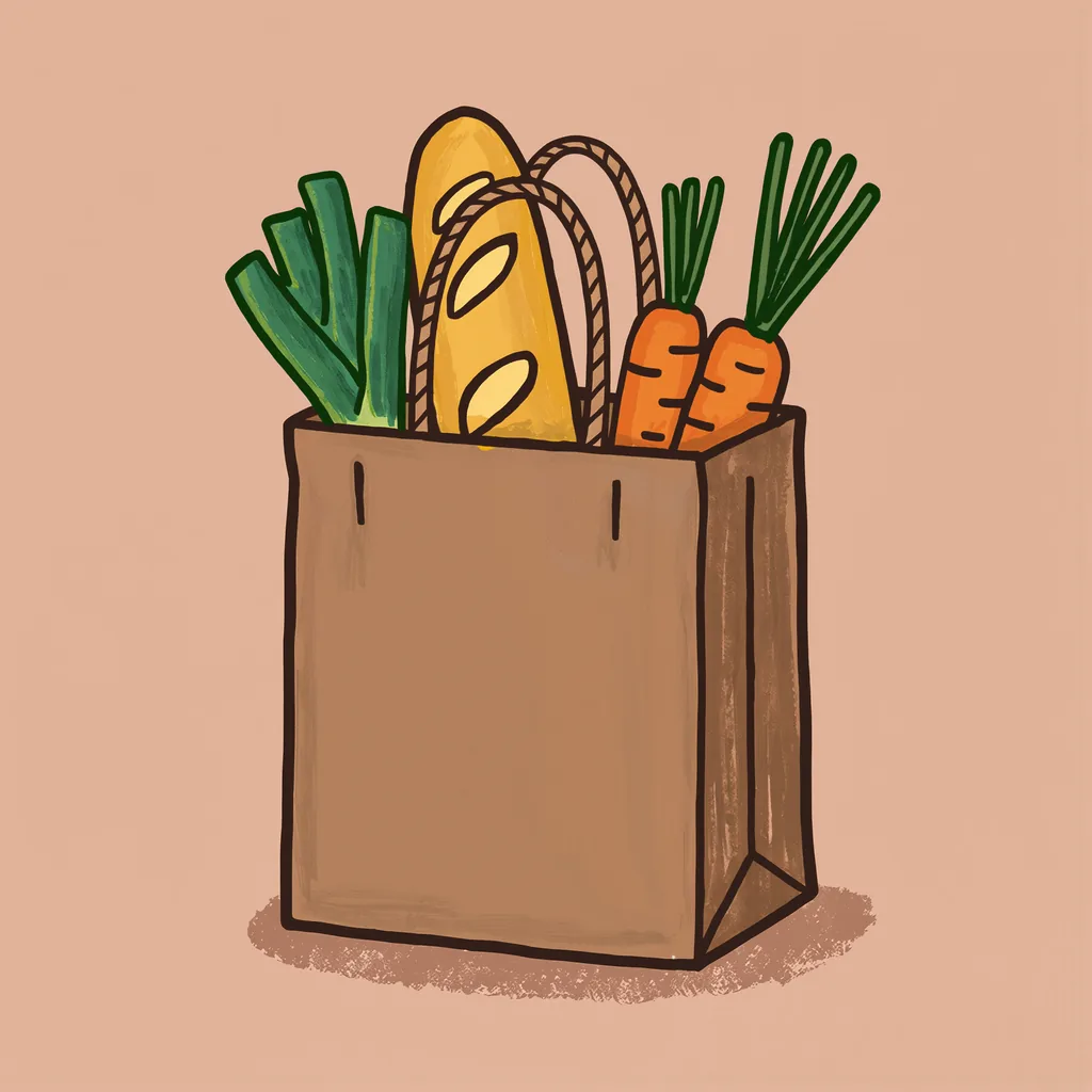 le sac de courses