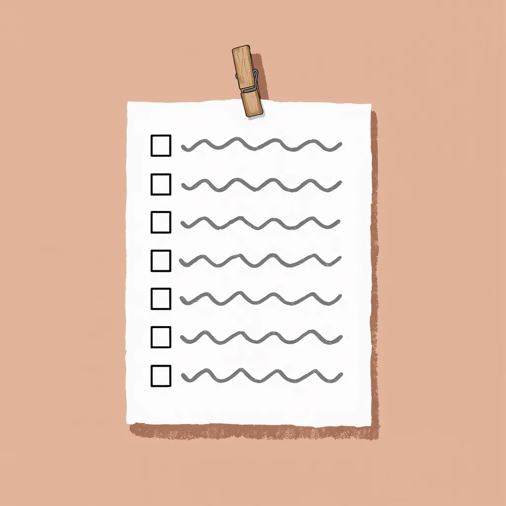 la liste de courses