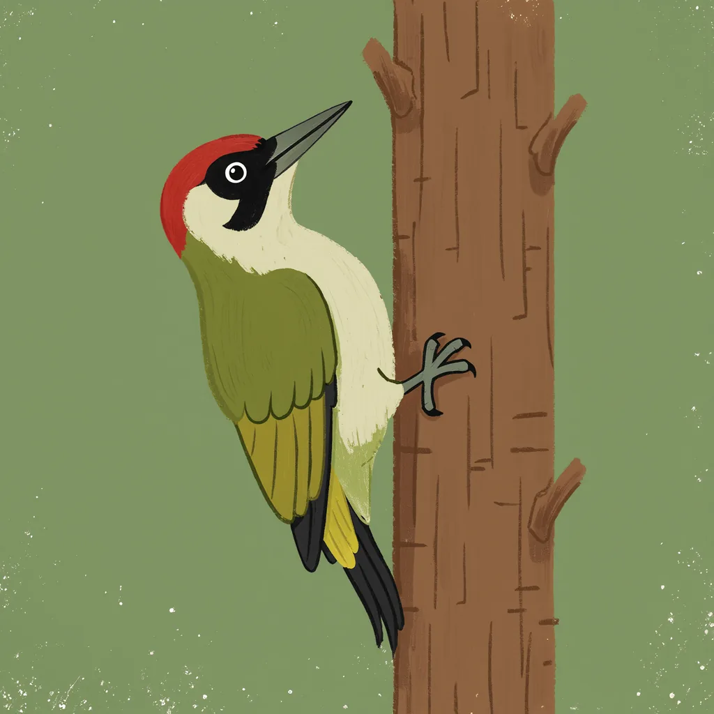 green woodpecker