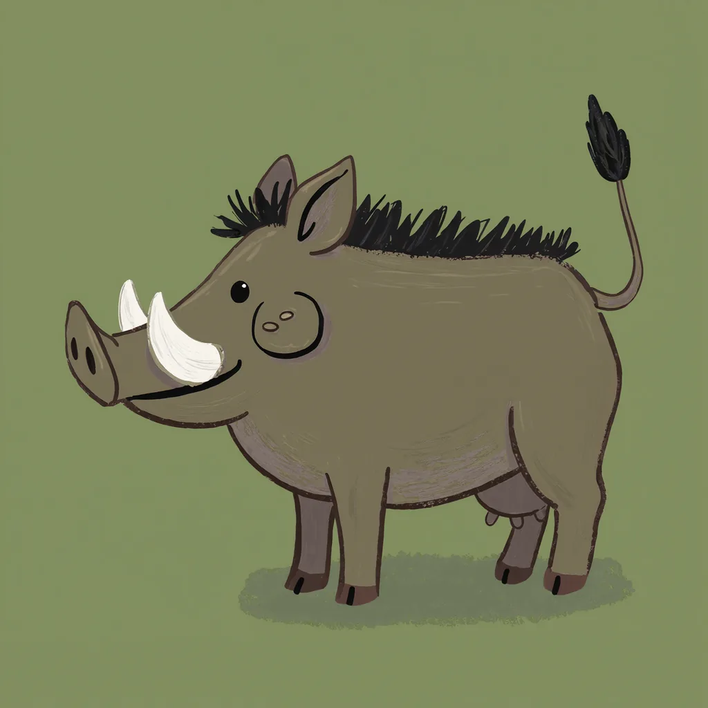 le phacochère