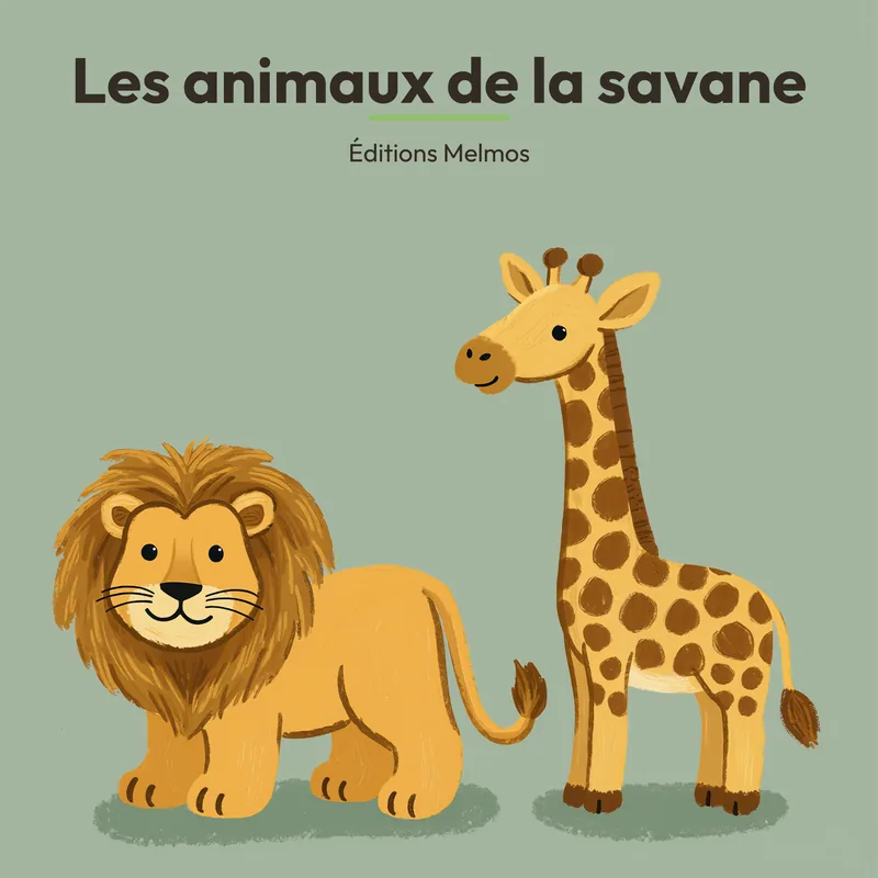 Couverture de Les animaux de la savane
