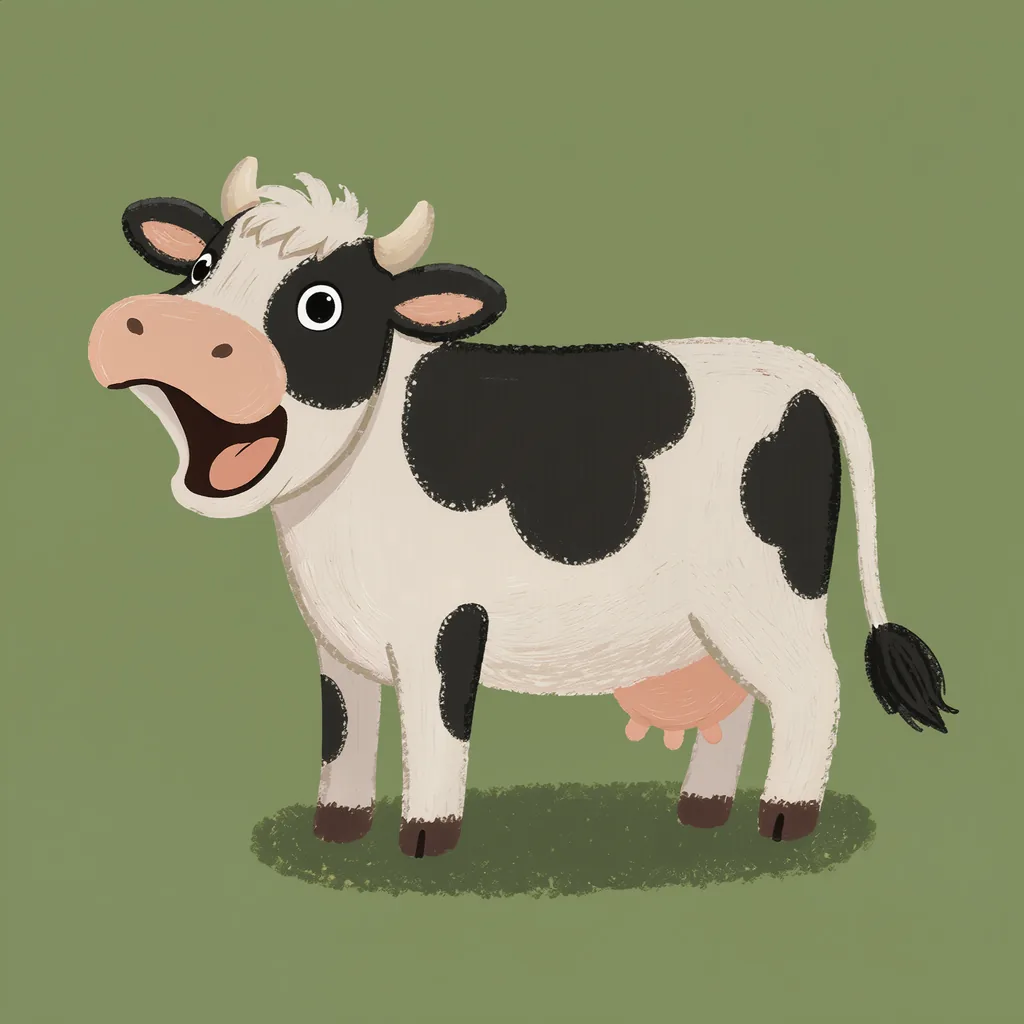 la vache meugle