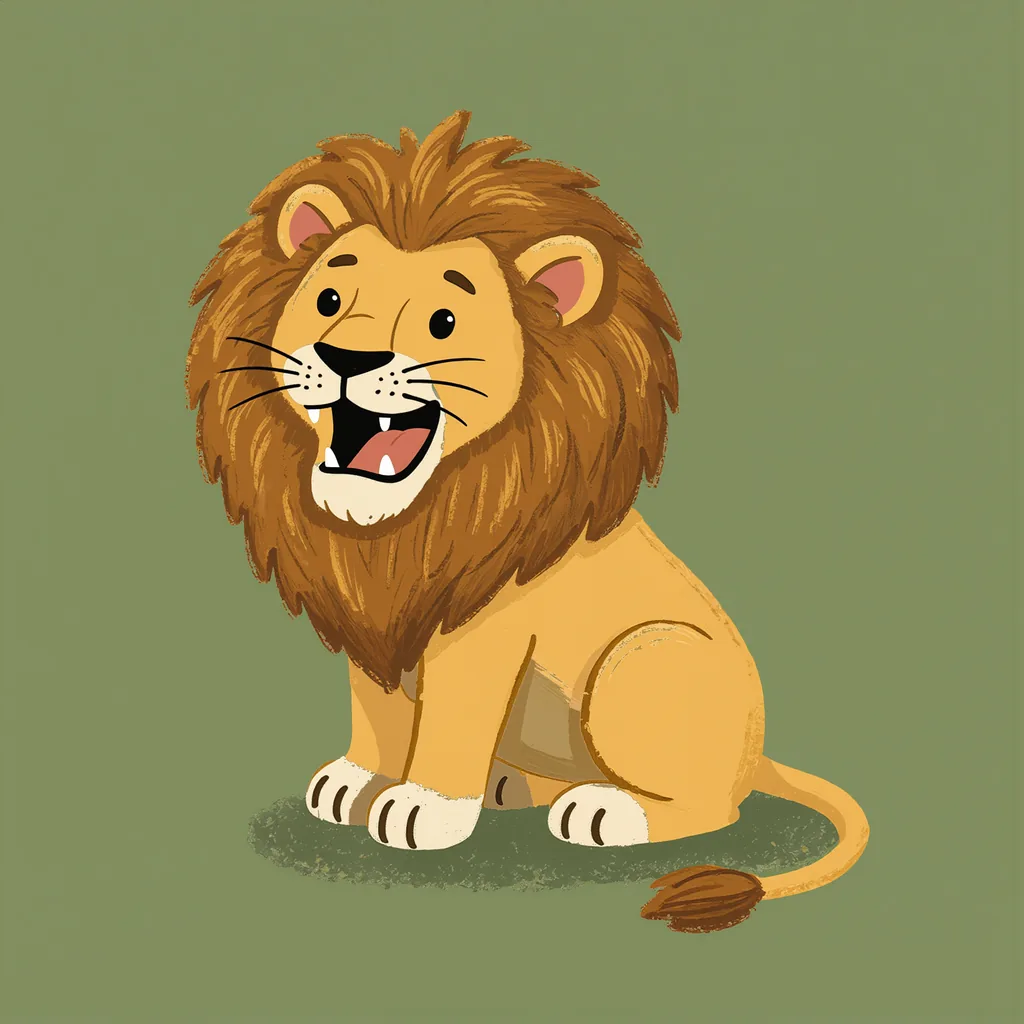 le lion rugit