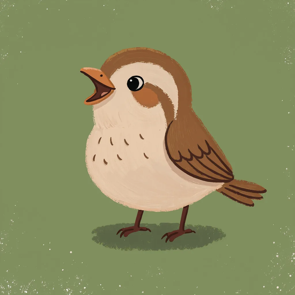 l'oiseau chante