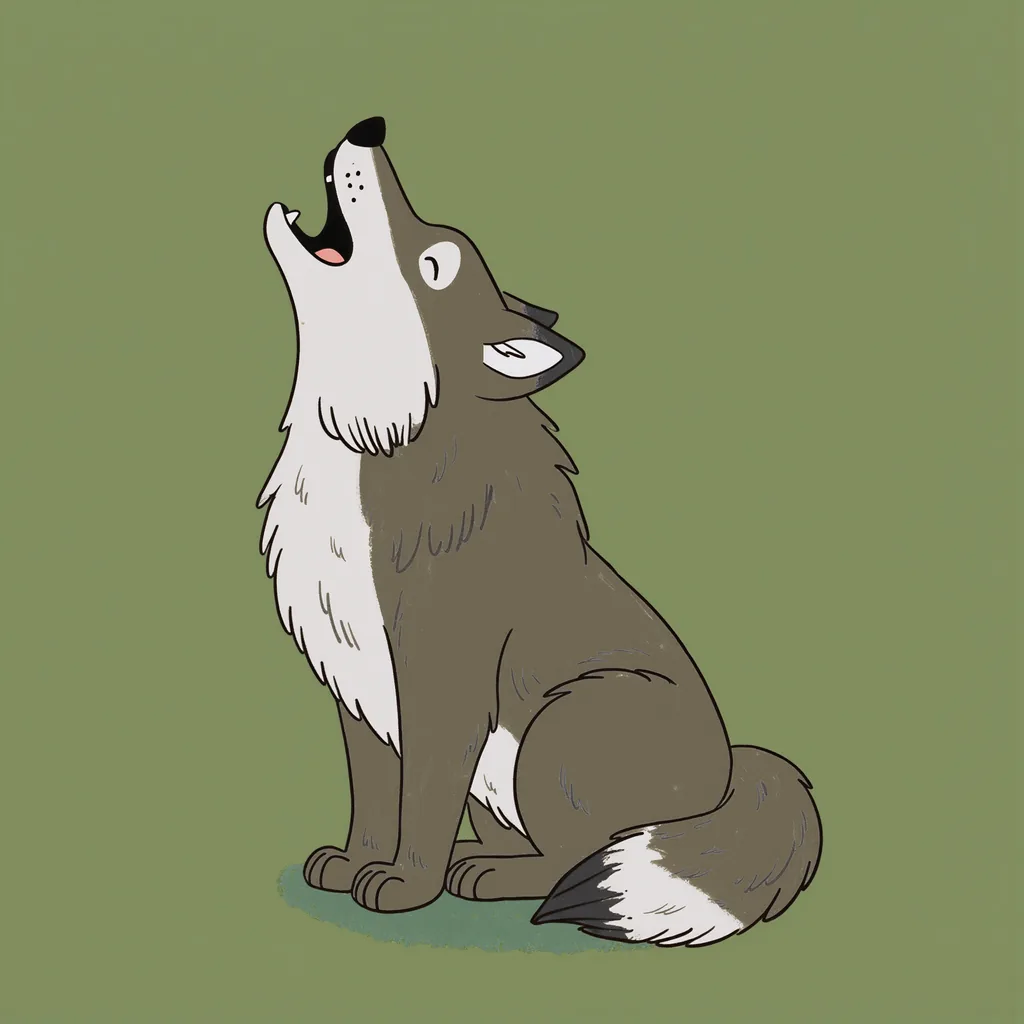 le loup hurle