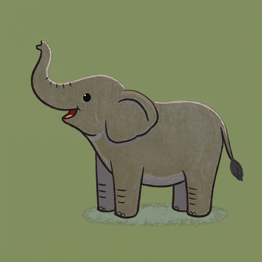l'éléphant barrit