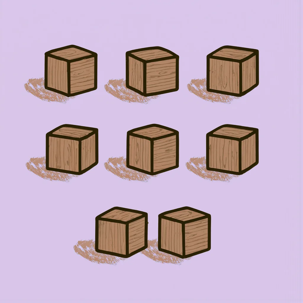 8 — eight blocks