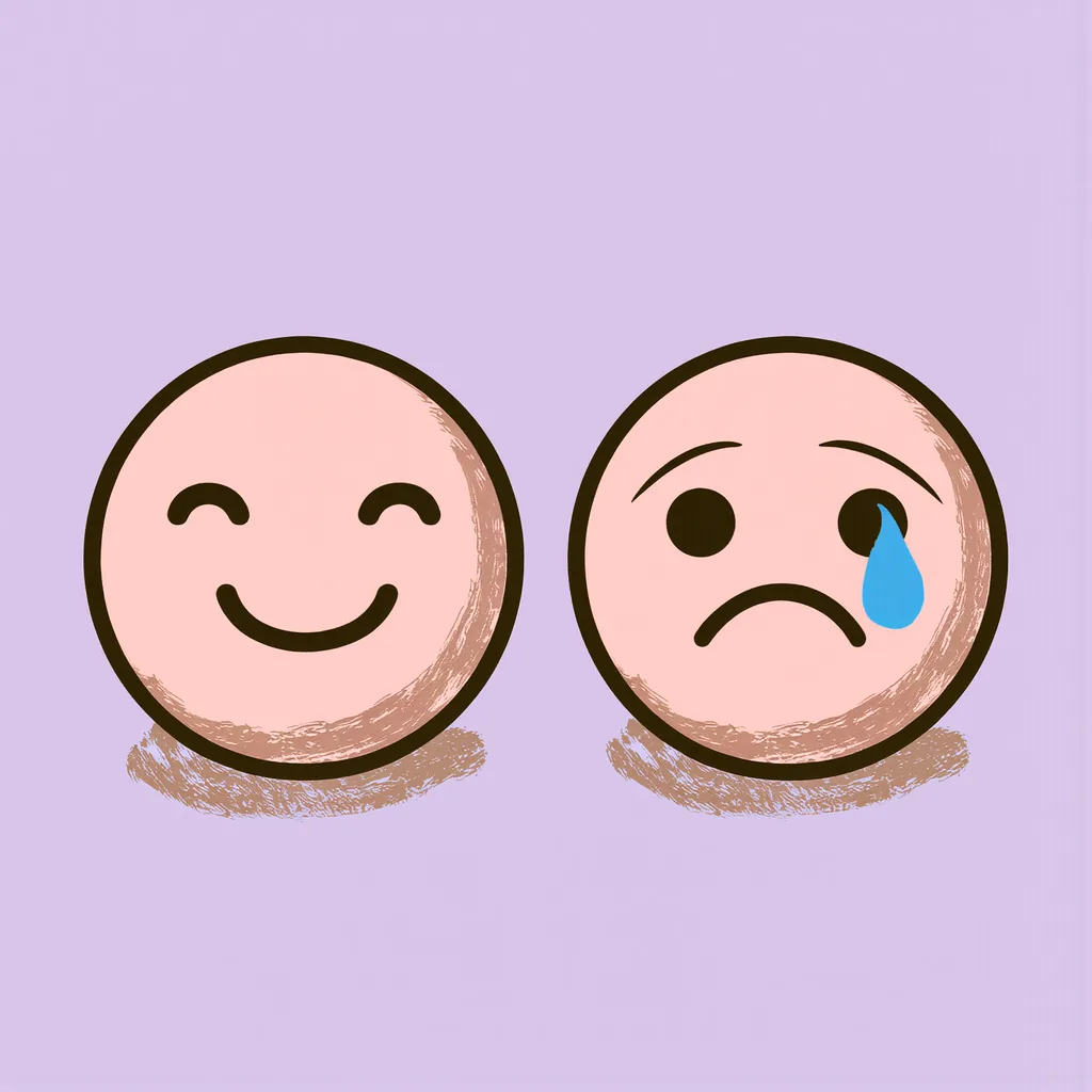 content / triste