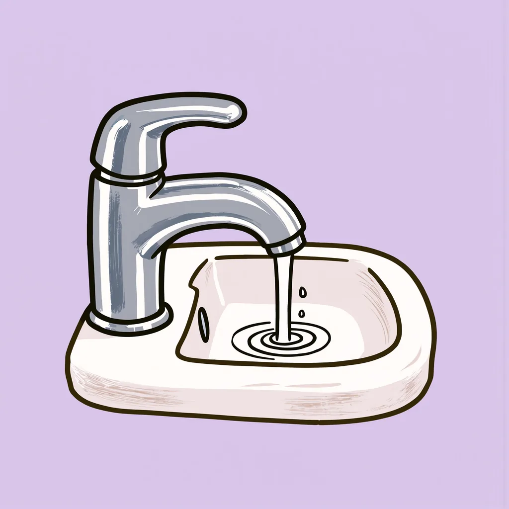 l'eau qui coule