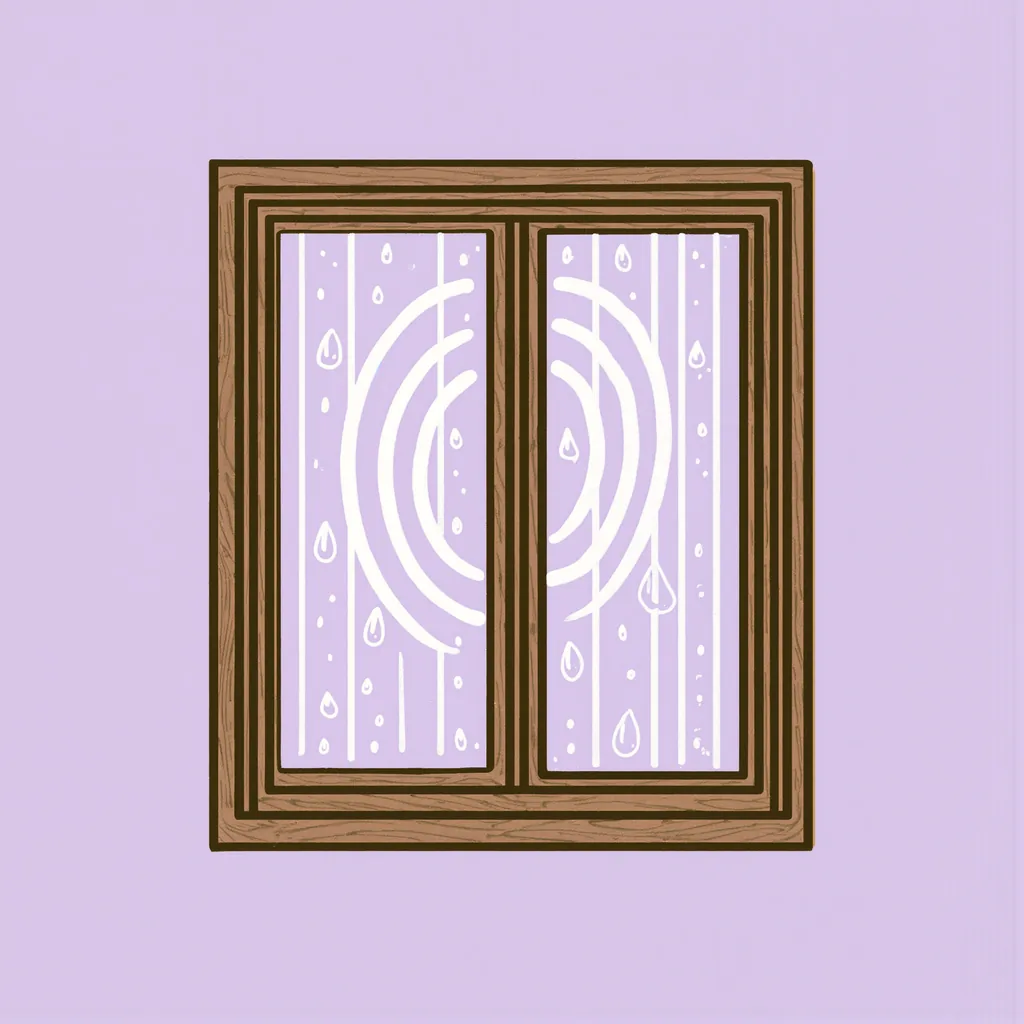 la pluie sur la vitre