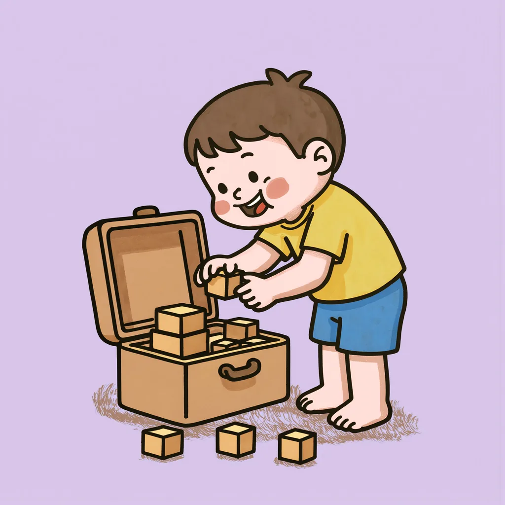 tidying up