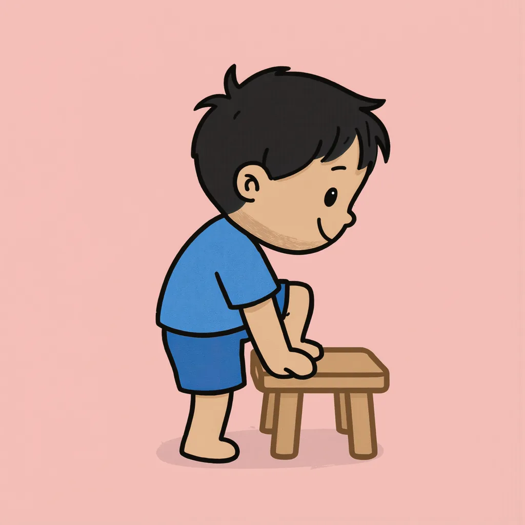 standing up