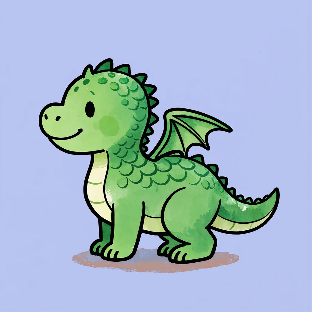 friendly dragon