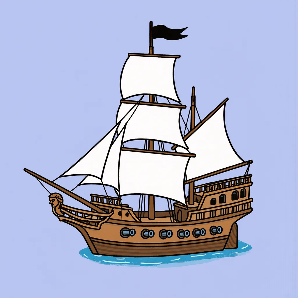 le bateau pirate
