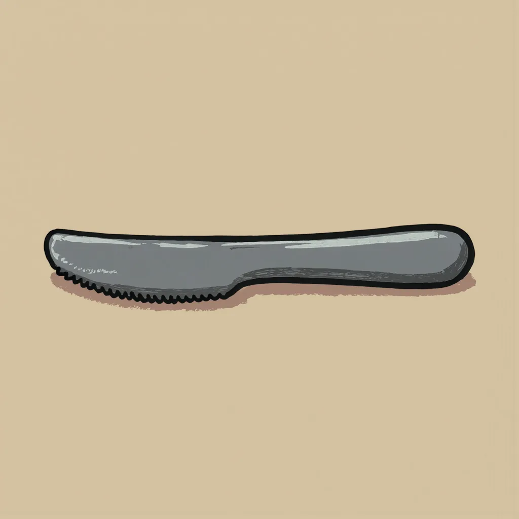 le couteau de table