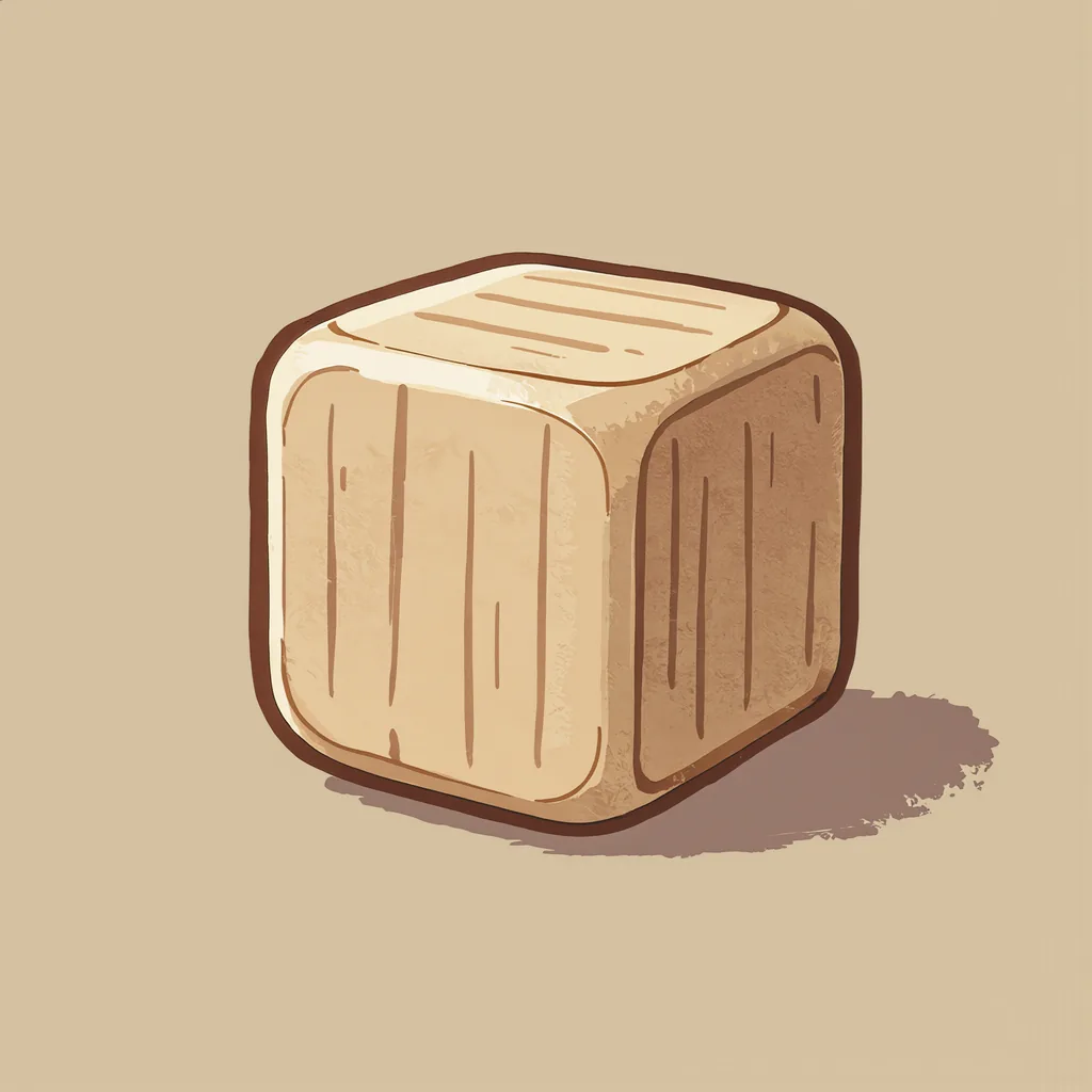 le cube en bois