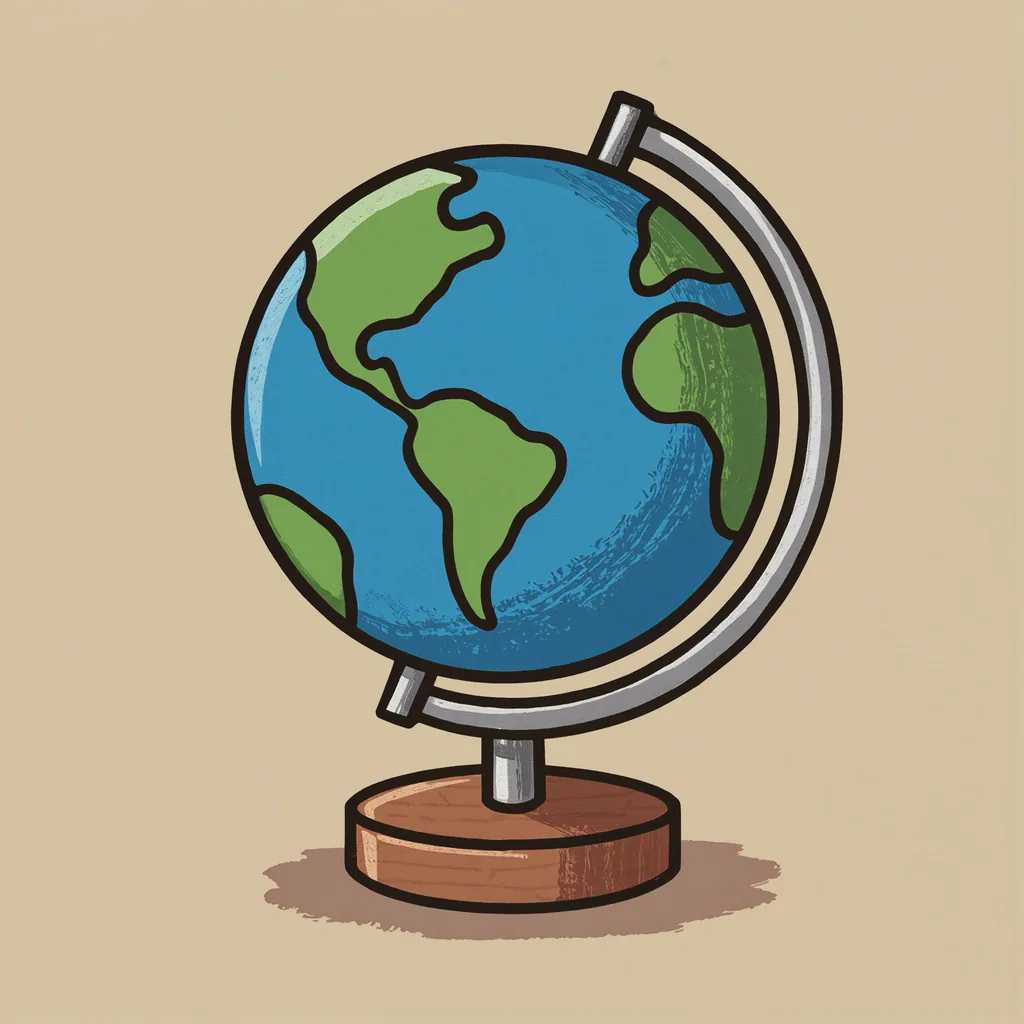 le globe de la classe
