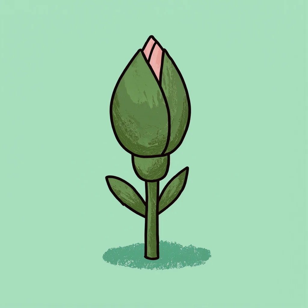 le bouton de fleur