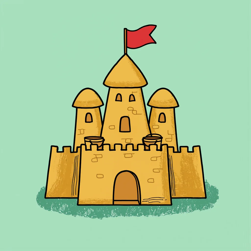 le château de sable