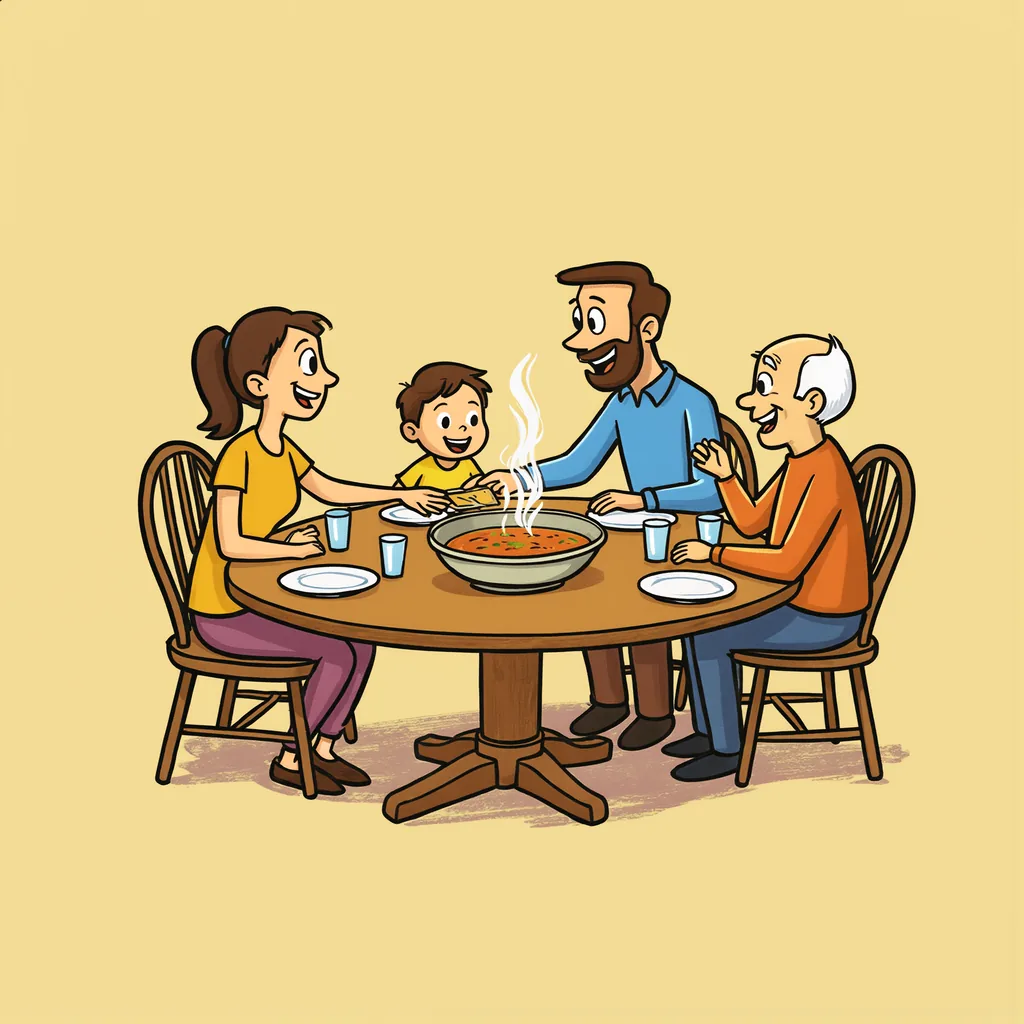 le repas de famille