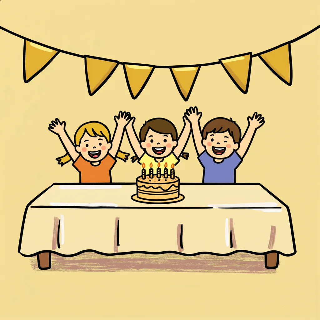 la fête d'anniversaire