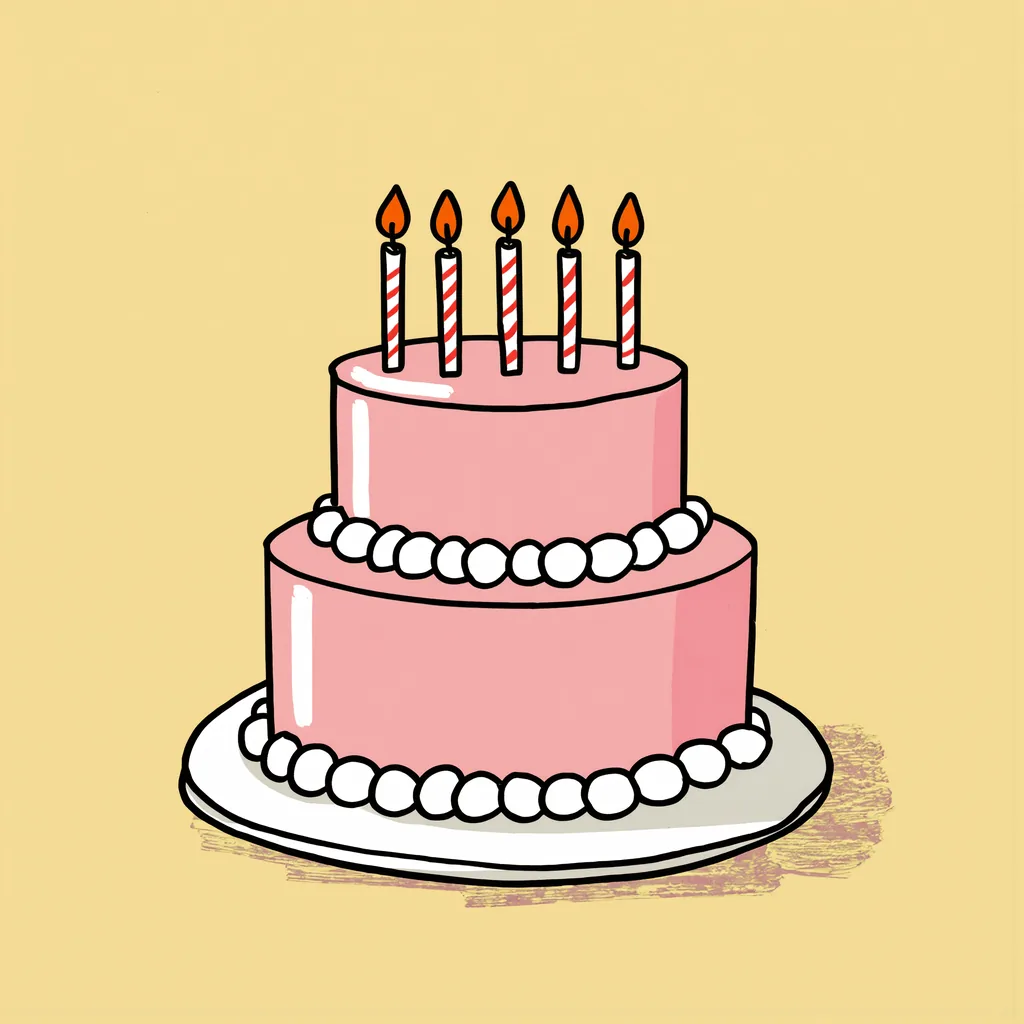 le gâteau d'anniversaire