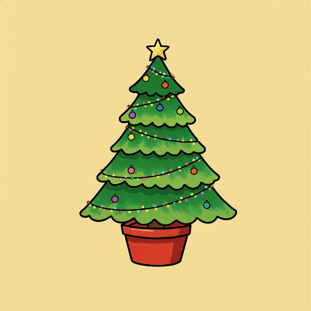 le sapin de Noël