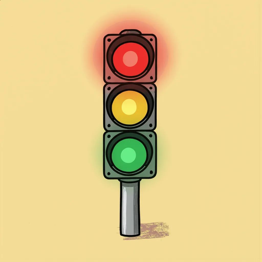 red traffic light