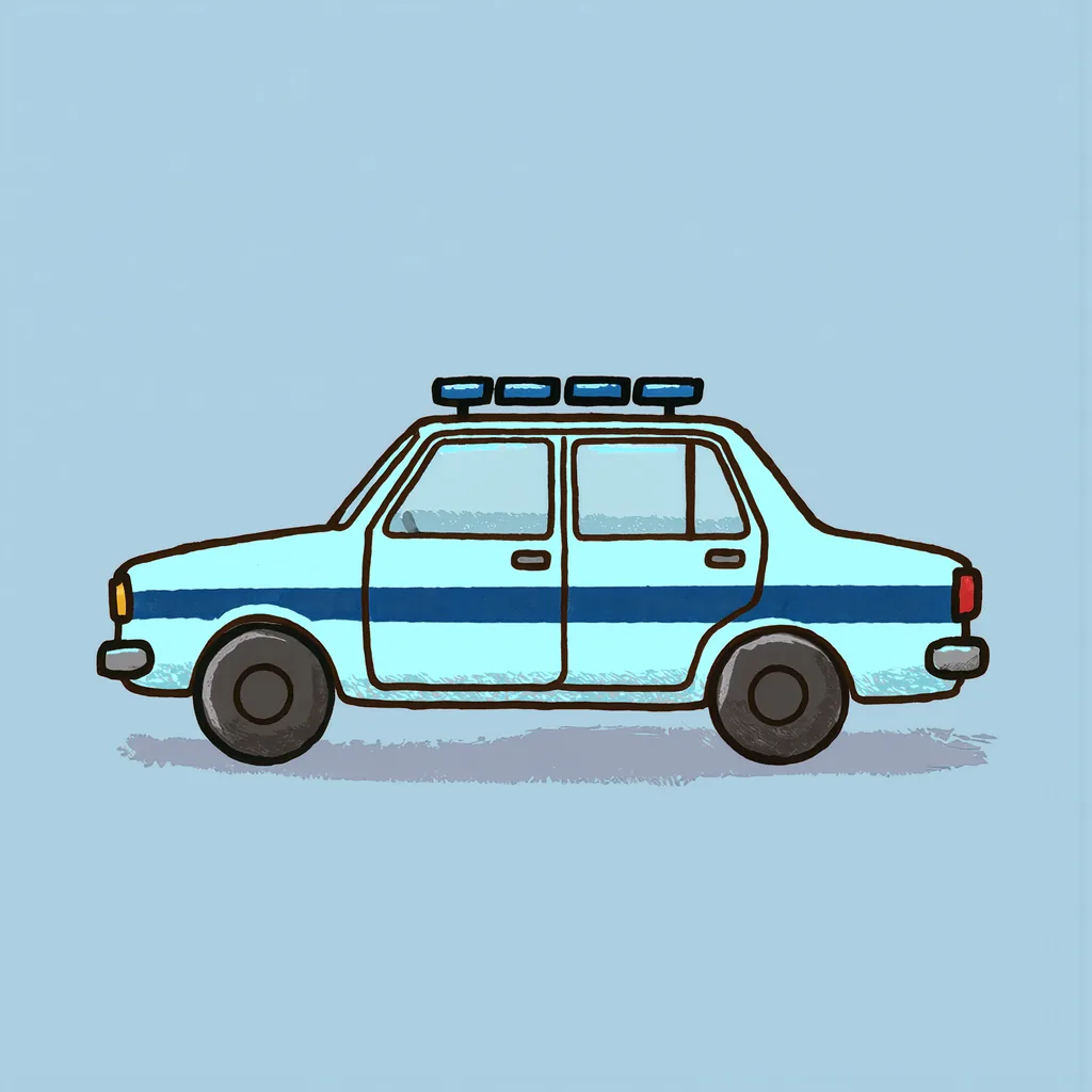 la voiture de police