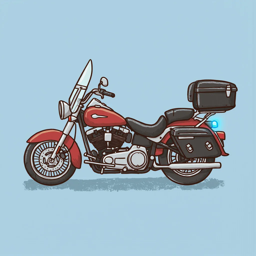 la moto de police