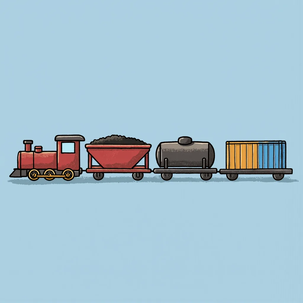 le train de marchandises