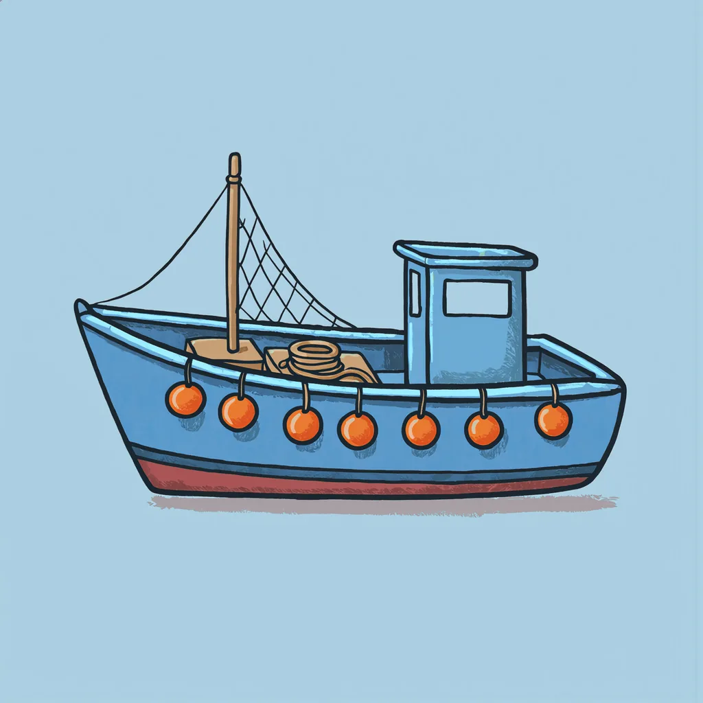 le bateau de pêche