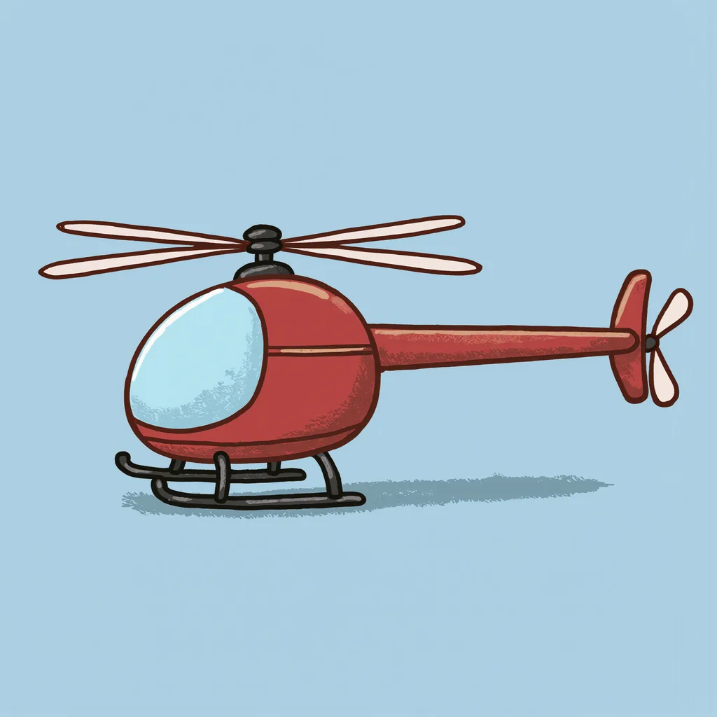 l'hélicoptère