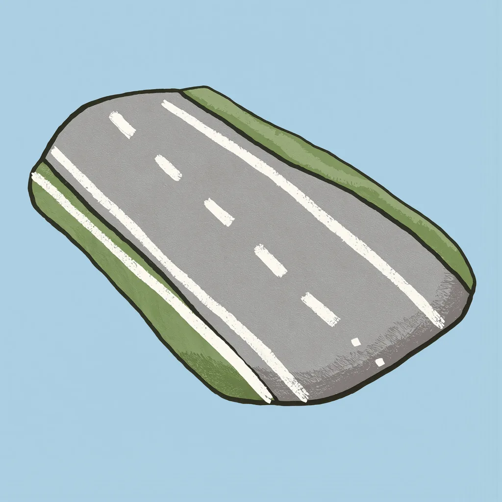 la piste d'atterrissage