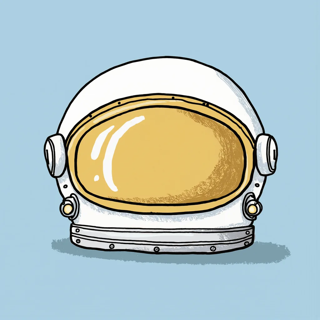 le casque d'astronaute